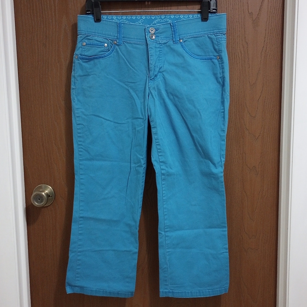 Bandolino Blue Colorful Casual Work Pants Size L